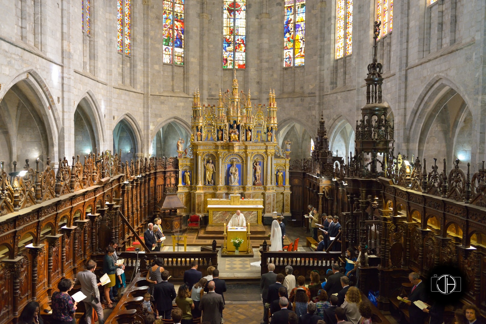 Intérieur de la Cathédrale Notre Dame de Saint Bertrand de Comminges, Photographe mariage