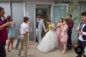 Photo sortie mariage mairie Blagnac