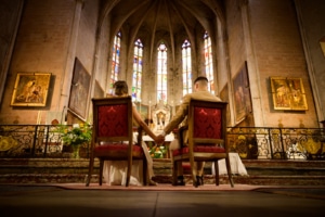 Cérémonie mariage, Collégiale Saint Michel, Castelnaudary