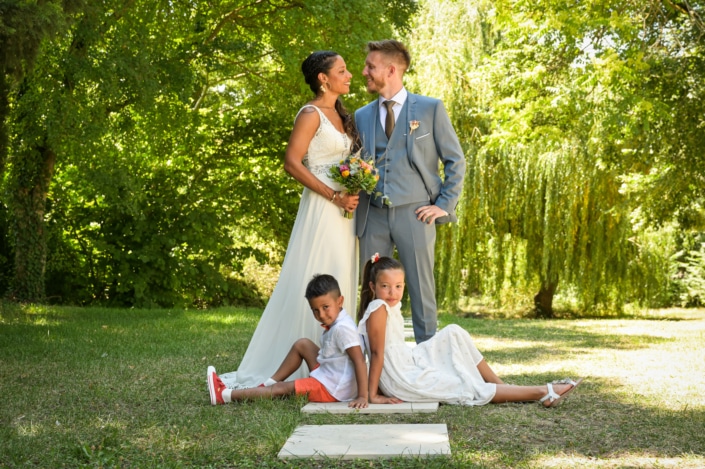 Photographe Mariage Toulouse, séance photo de couple avec enfants