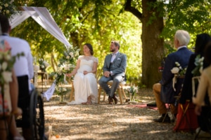 Photographe de mariage Toulouse, Cérémonie laïque, forêt