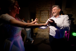 Soirée noce, photo éclairage déporté, photographe pro